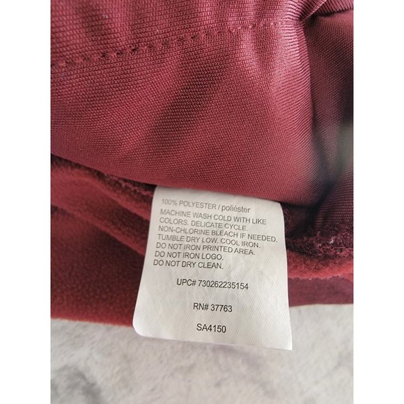 Callaway Sweatshirt Mens XL BURGUNDY Quarter Zip‎ Mock Neck Outdoors Activewear - Picture 4 of 9